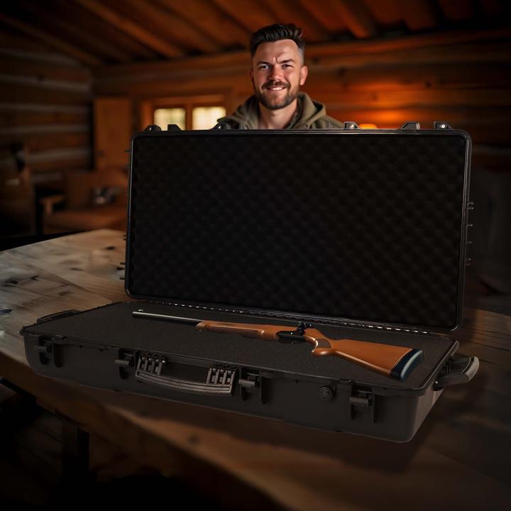 Image du produit Wiltec Waffenkoffer 101,8x50,3x19cm Langwaffenkoffer Gewehrkoffer Koffer Gewehr