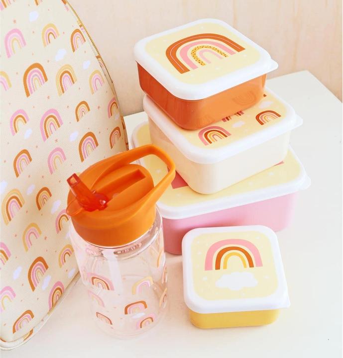 Produktbild A Little Lovely Company ALLC Lunch & Snackbox Rainbow SBSERA41