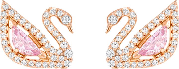 Actual product image Swarovski Dazzling Swan Stud Earrings (Stainless steel)