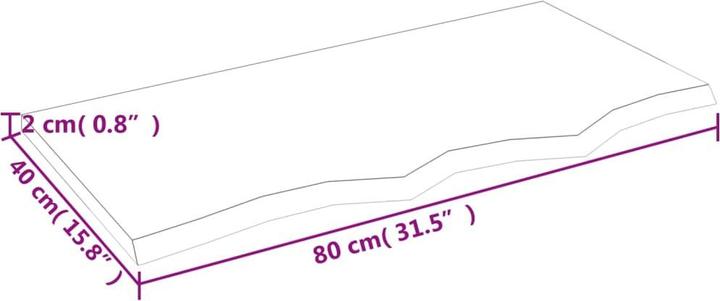 Image du produit VidaXL Gianna (100 x 40 x 2 cm)