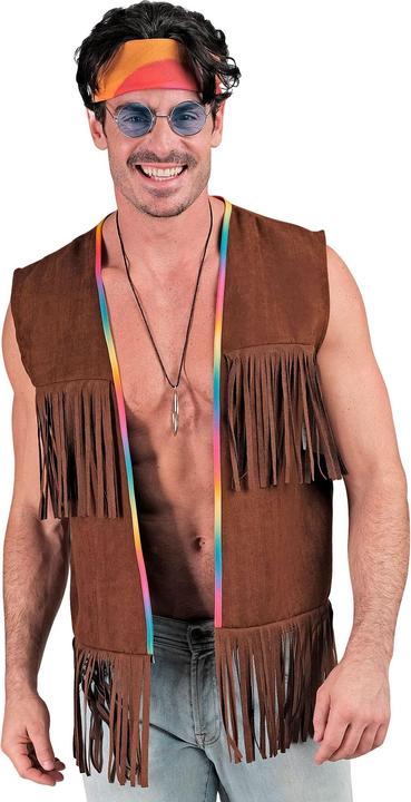 Actual product image Widmann 70s - Hippie - Vest (S, M)