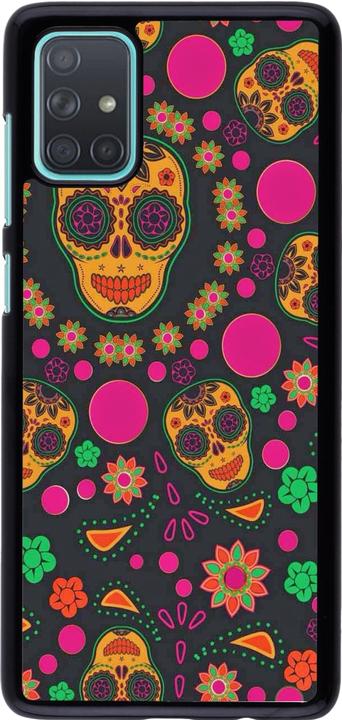 Actual product image PhoneLook Cover Halloween 22 colourful mexican skulls (Samsung Galaxy A71)