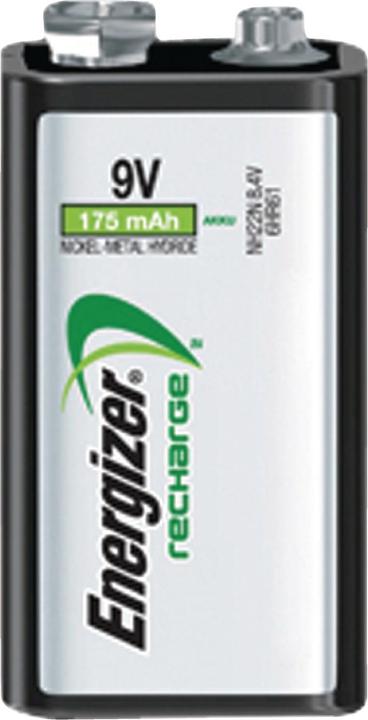 Actual product image Energizer Recharge Power Plus (1 pcs., 9V Block, 175 mAh)