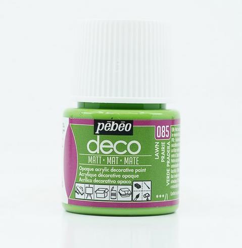 Image du produit Pebeo Deco Couleur acrylique matte (Vert pré, 45 ml)