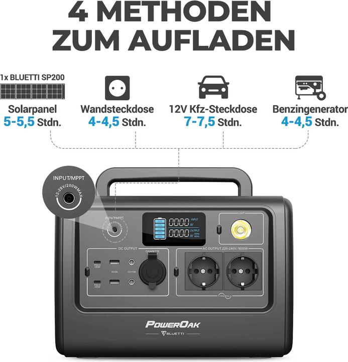 Image du produit Bluetti EB70 (716 Wh, 9.70 kg)
