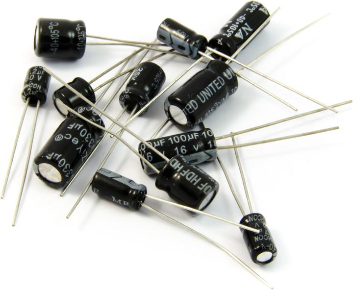 Actual product image Purecrea Electrolytic capacitor set 120 pieces assorted (Capacitor)