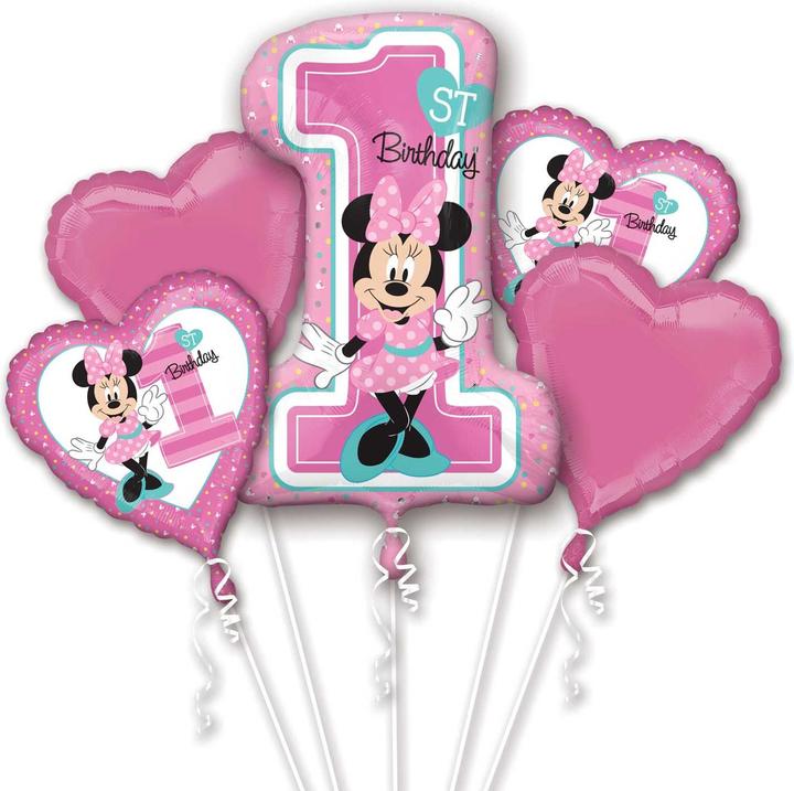 Immagine prodotto Anagram Bouquet di palline 1er Anniversaire Minnie Mouse