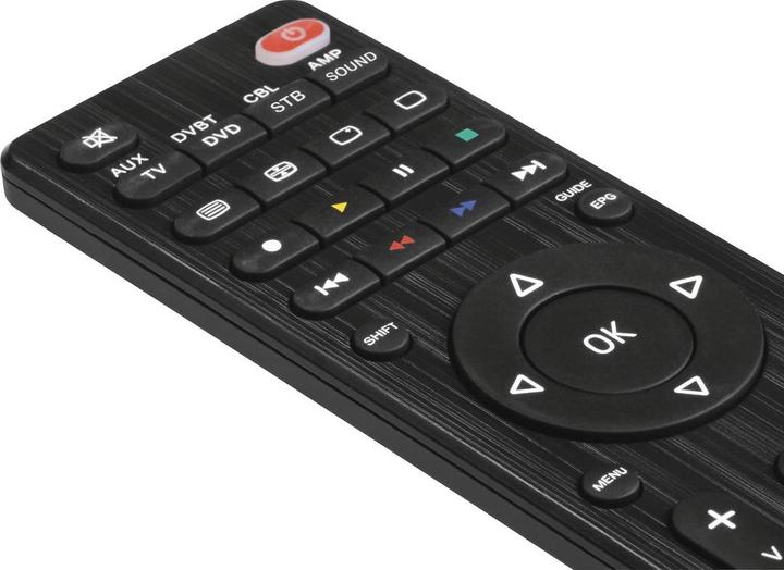 Produktbild Hama Universal-Fernbedienung TV, Infrarot, für 8 Geräte, mit App-Taste (Universal Fernbedienung, Infrarot)