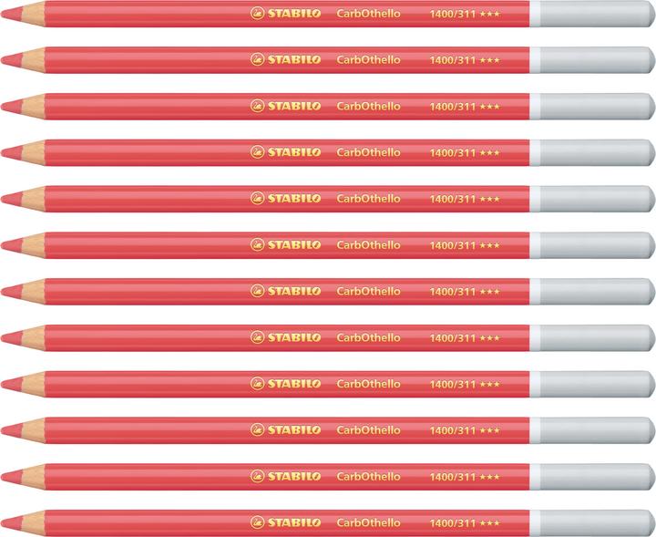 Actual product image STABILO CarbOthello Pastel Crayon (Red, 12 x)