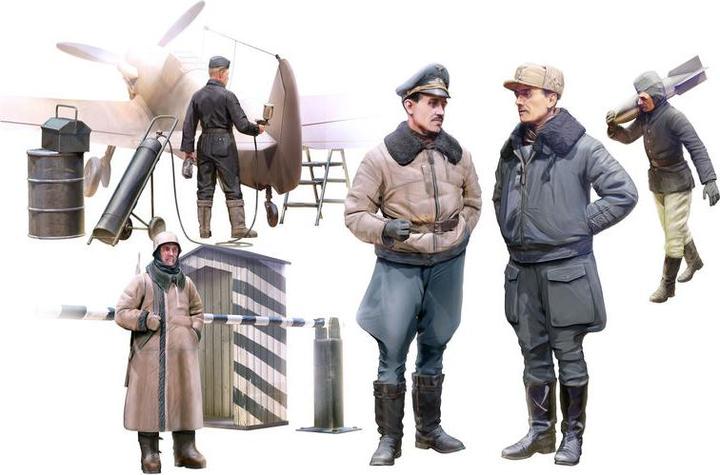 Immagine prodotto ICM Piloti e personale di terra della Luftwaffe tedesca della seconda guerra mondiale in uniforme