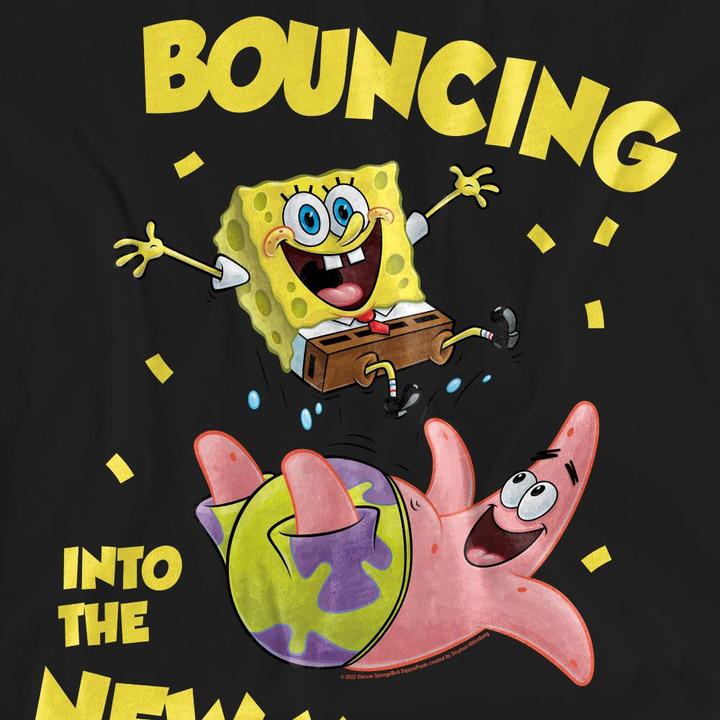 Produktbild Spongebob Squarepants Bouncing Into The New Year TShirt (XXL)
