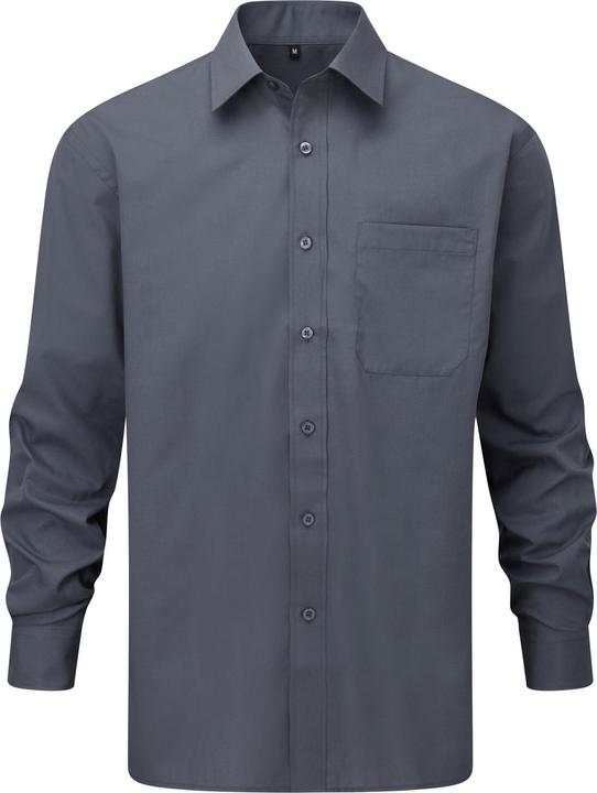 Actual product image Russell Womens/Ladies Poplin Long-Sleeved Shirt (3XL)