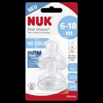 Produktbild NUK First Choice+ Flow Control Silikon-Trinksauger