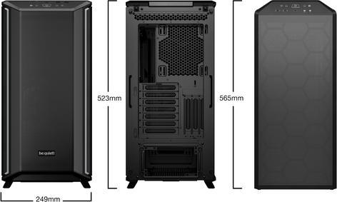 Immagine prodotto be quiet! Go Dark Base 701 Nero (ATX, mATX, Mini-ITX, E-ATX)