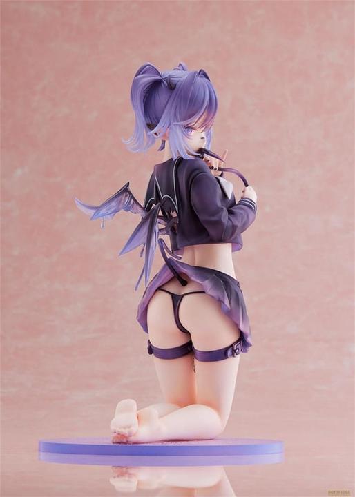 Actual product image Nocturne Original Character PVC Statue Kamiguse chan Illustrated by Mujin chan 20 cm