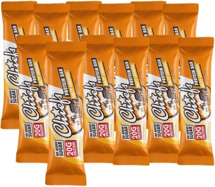 Image du produit Chiefs Protein Bar (Caramel, 12 pcs, 660 g)