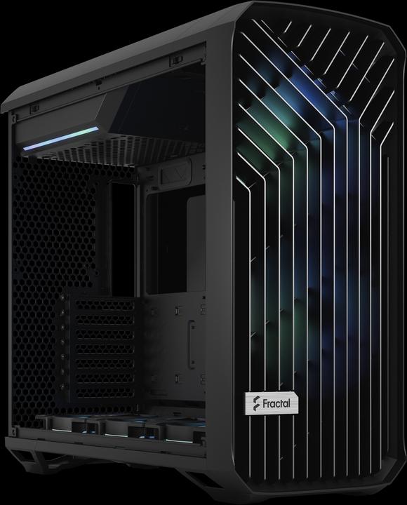 Fractal Luce TG nera RGB Torrent (ATX, E-ATX, mATX, ITX, SSI EEB, SSI CEB)