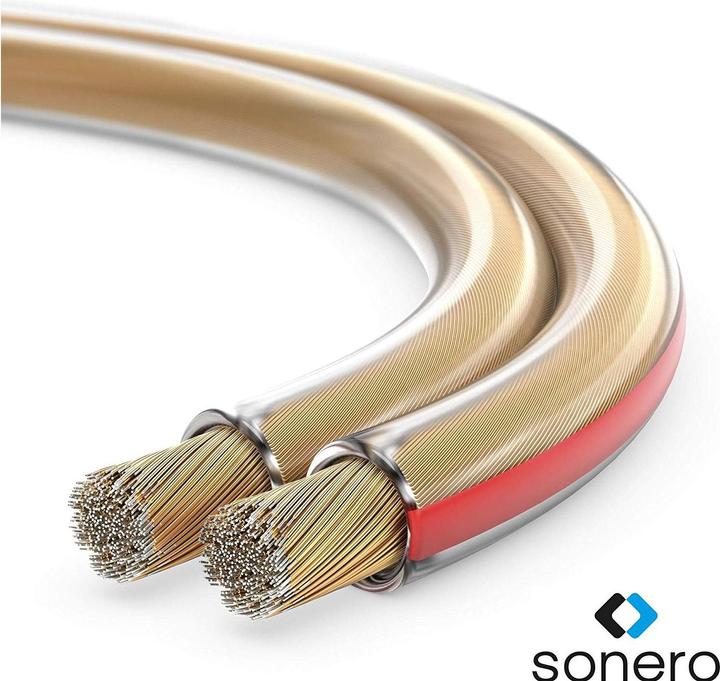 Produktbild Sonero Lautsprecherkabel 2,50mm² CCA 50 m (50 m, 2.50 mm²)