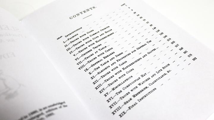 Valori nutrizionali e ingredienti Sleight of Hand (Inglese, Erwin Sachs)