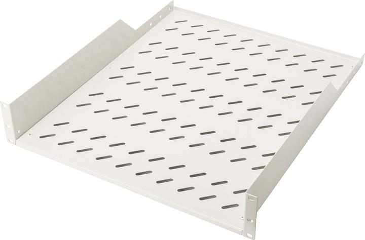 Image du produit Digitus étagère 48,3cm 19inch pour armoire réseau RAL7035 gris 483x550x88mm avec matériel de fixation
