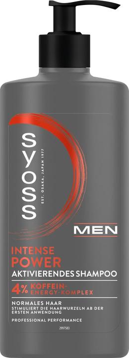 Syoss Shampoo Men Intense Power 440ml (440 ml, Flüssiges Shampoo)