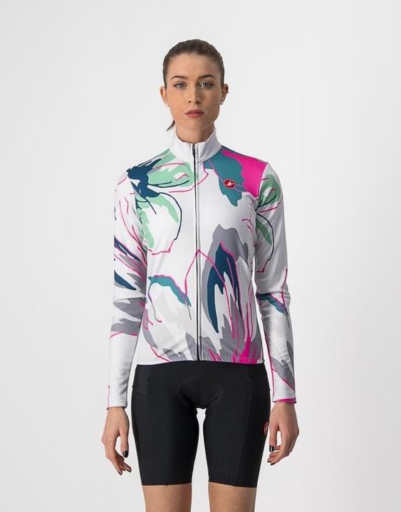 Teal Blue-Flowers, Silver Gray