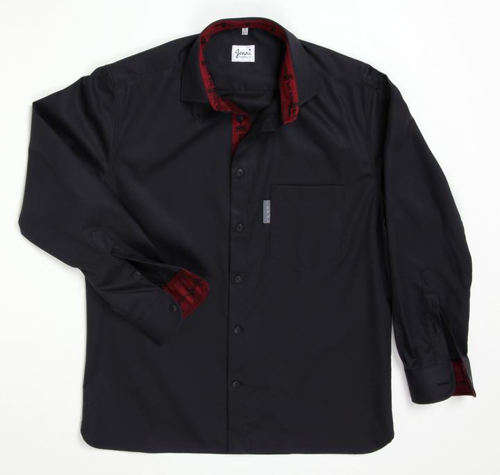 Produktbild Jenni Hemden Herrenhemd Uni Kontraststoff (4XL)