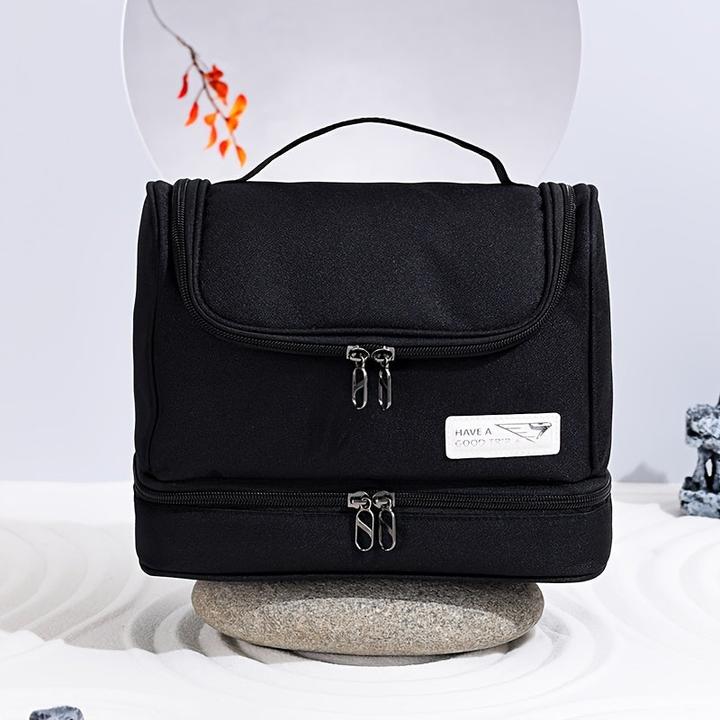 Only-Bags.Store Trockene und nasse getrennte Kulturtasche, Reise-Kosmetik-Aufbewahrungstasche mit grossem (1 l)