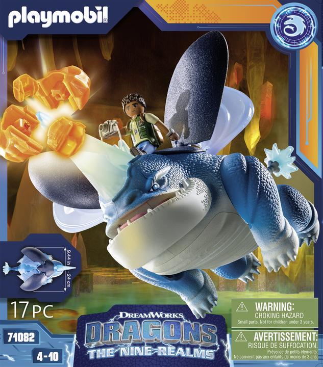 Produktbild Playmobil Dragons: The Nine Realms - Plowhorn & D'Angelo (71082, Playmobil Dragons)