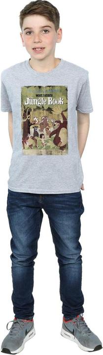 Actual product image Disney Boys The Jungle Book Retro Poster T-Shirt (152, 158)