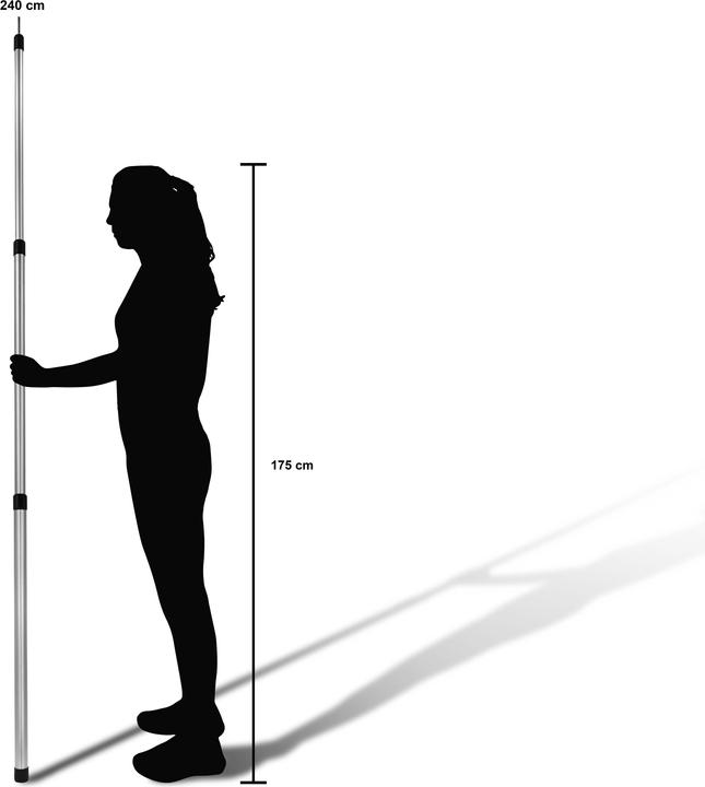 Actual product image Normani Telescopic tent pole 94-240 cm Tento