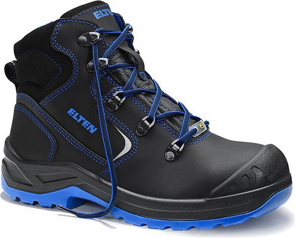Produktbild Elten Damen Sicherheitsschnürstiefel Lena Mid black blue S3 ESD Gr. 41 (S3, 41)