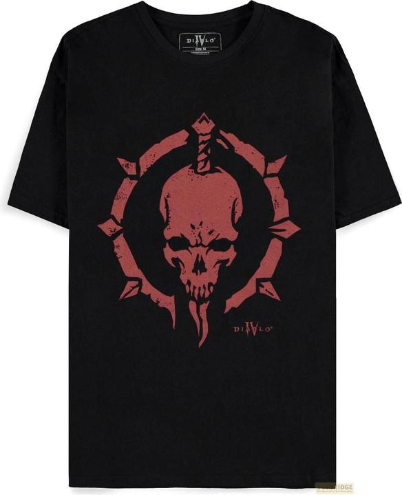 Difuzed Diablo IV - Necro skull Men's Short Sleeved T-shirt - L (L)