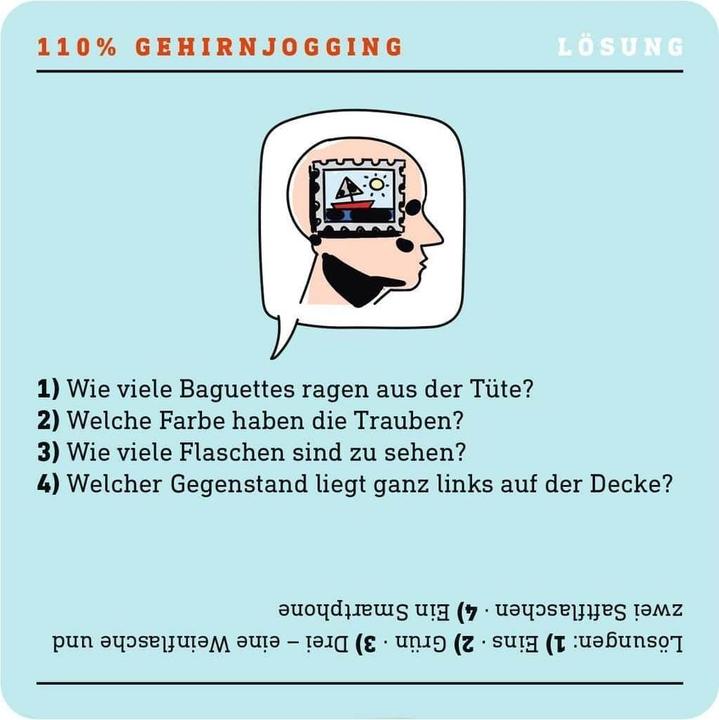 Produktbild 110% Gehirnjogging (Deutsch)