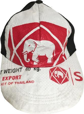 Immagine prodotto Bekos Upcycling - Basecap ricavato da sacchi di cemento riciclati Elefante (Taglia unica)