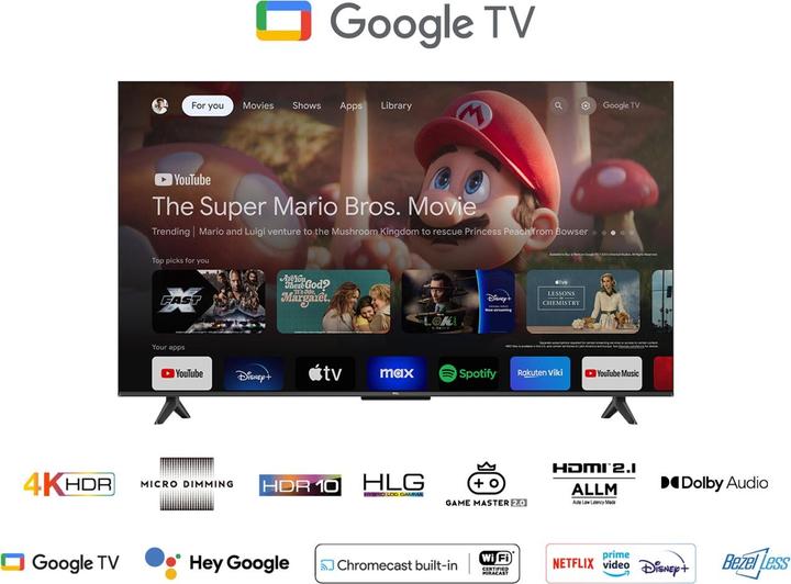 Actual product image TCL 50P655 (50", LED, 4K)
