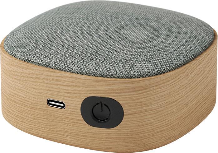 Actual product image SackIT Go Wood - Bluetooth Speaker - Natural Oak (8 h, Rechargeable battery operated)