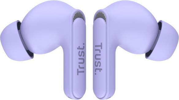 Immagine prodotto Trust Yavi Bt Enc Auricolari Viola (ANC, 23 h, Senza fili)