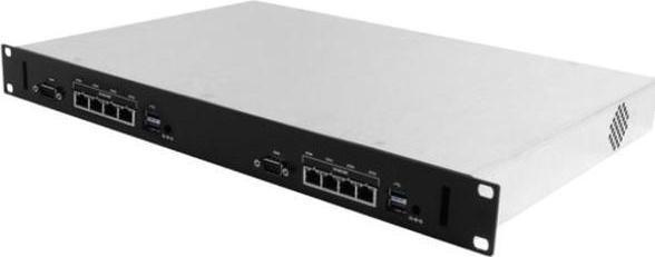 Produktbild PC Engines APU4D4 DualRack-Bundle - 2x Boards, 2x Netzteile, 19" DualRack-Gehäuse, Intel i211 NIC