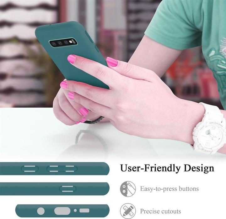 Immagine prodotto Cadorabo Copertura della cassa del silicone liquido TPU (Samsung Galaxy S10+)