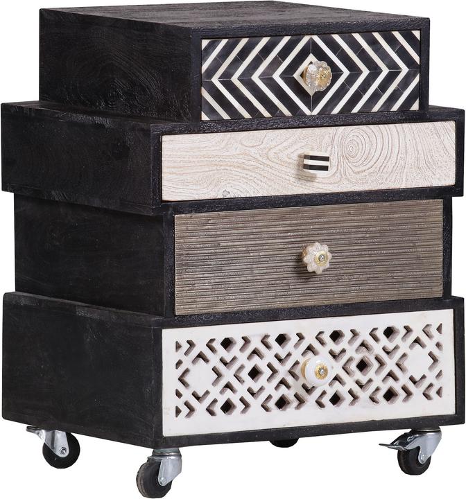 Produktbild Gutmann Rollcontainer Vintage Multiple Dark (50 x 43 x 62 cm)