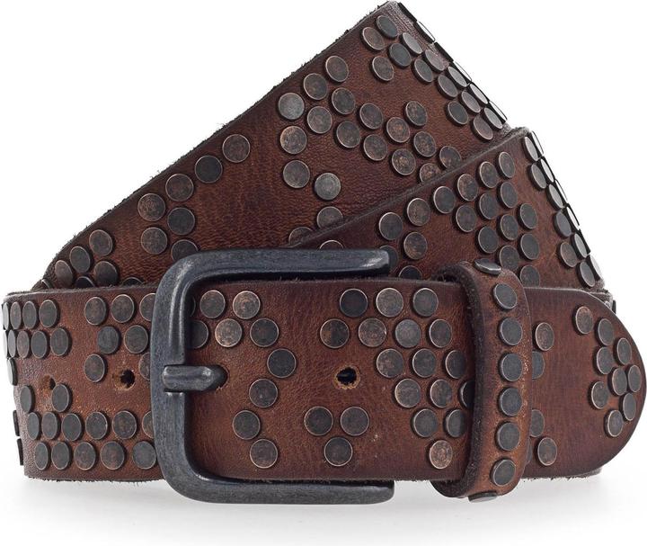 Immagine prodotto B.Belt Cintura in pelle con borchie (95)