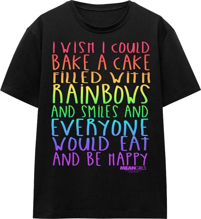 Mean Girls Rainbows And Cake TShirt (L)