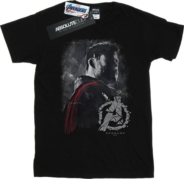 Avengers Endgame Thor Boyfriend TShirt aus gebürsteter Baumwolle