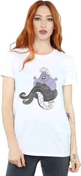 Image du produit The Little Mermaid Ursula T-shirt en coton boyfriend (S)