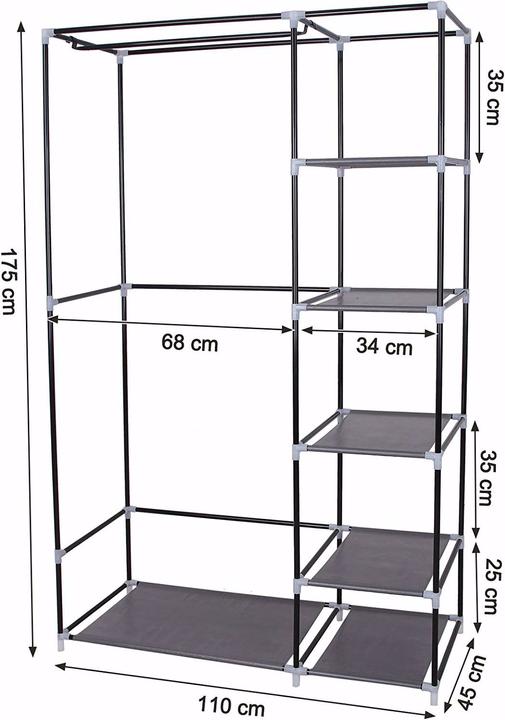 Image du produit Songmics Miranda (110 x 45 x 175 cm)