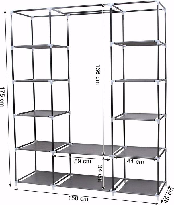 Produktbild Songmics Miranda (150 x 45 x 175 cm)