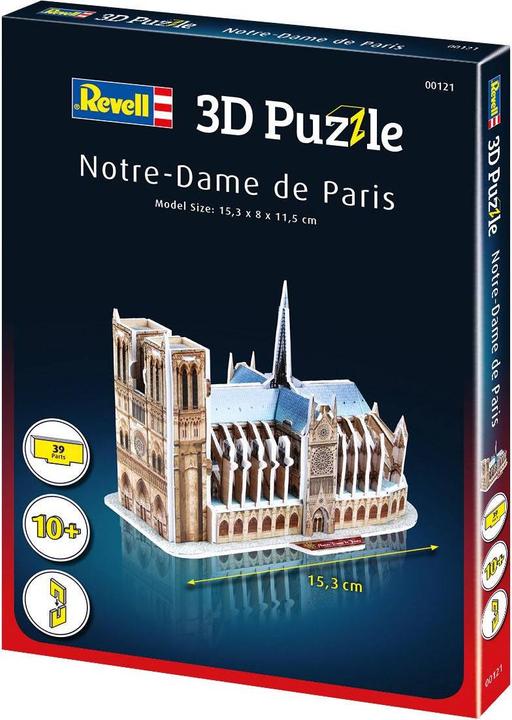 Actual product image Revell 3D Puzzle Notre-Dame de Paris (39 pieces)