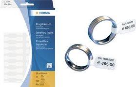 Actual product image Herma Ring labels