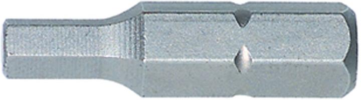 Actual product image Wiha Bit Standard 25 mm Hexagon 1/4" (01704) 2,5 (2.5 mm)